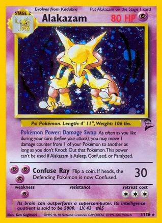 Alakazam 001/130 - Base Set 2 Holofoil