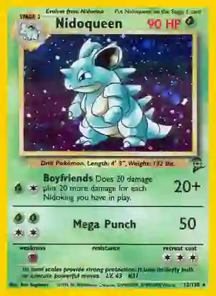 Pokemon: Nidoqueen Base Set 2 13/130 - Light Play Main image