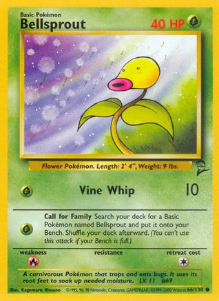 Bellsprout 066/130 - Base Set 2 Main image