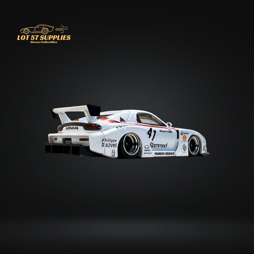 Inno64 Mazda RX-7 LBWK in White 1:64 IN64-LBWK-RX7-02 - Collectors World Toys