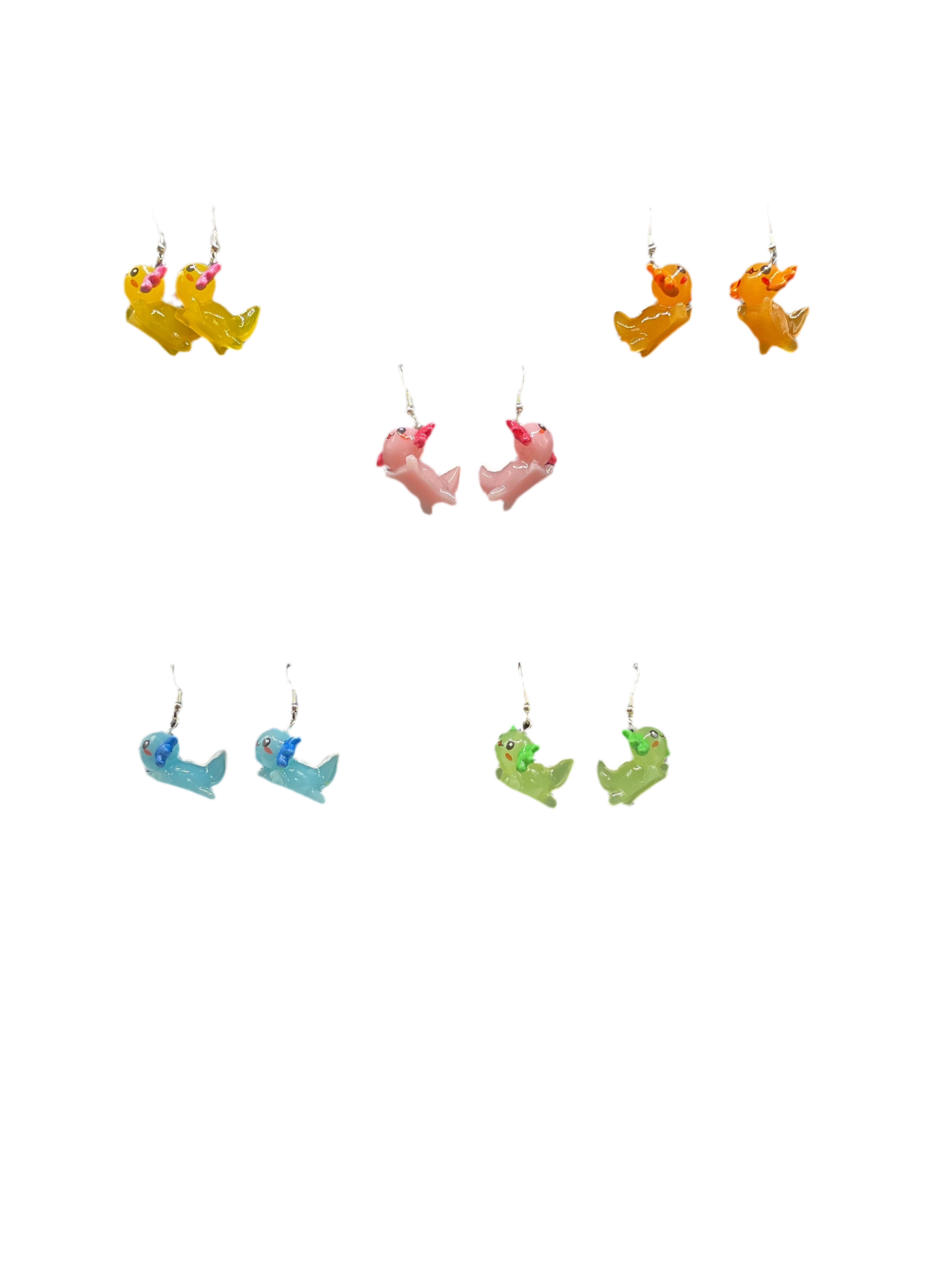 Axolotl Earrings