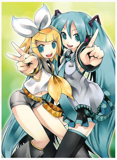 Vocaloid Miku Hatsune Wallscroll Main image