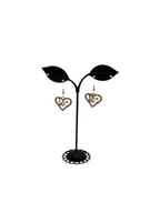 I love you heart earrings