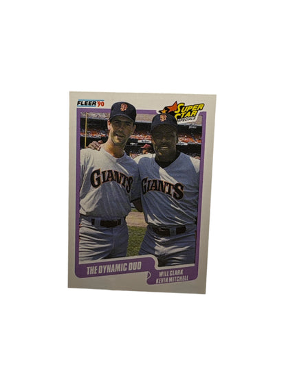 Fleer Will Clark Kevin Mitchell