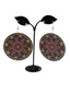 Colorful circle earrings