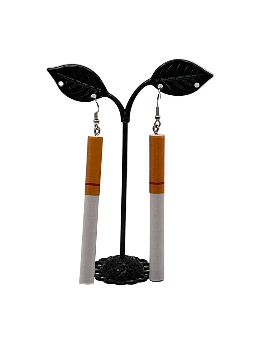 Lit Cigarette Earrings