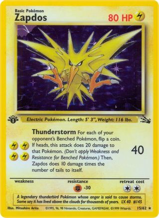 Zapdos 015/62 - Fossil