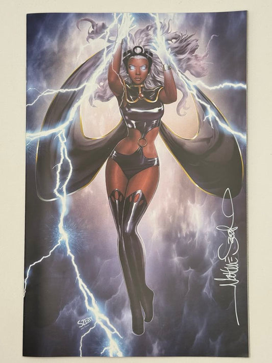[Signed by Nathan Szerdy] STORM #2 UNKNOWN COMICS NATHAN SZERDY EXCLUSIVE VIRGIN VAR [IN STOCK] - Collectors World Toys