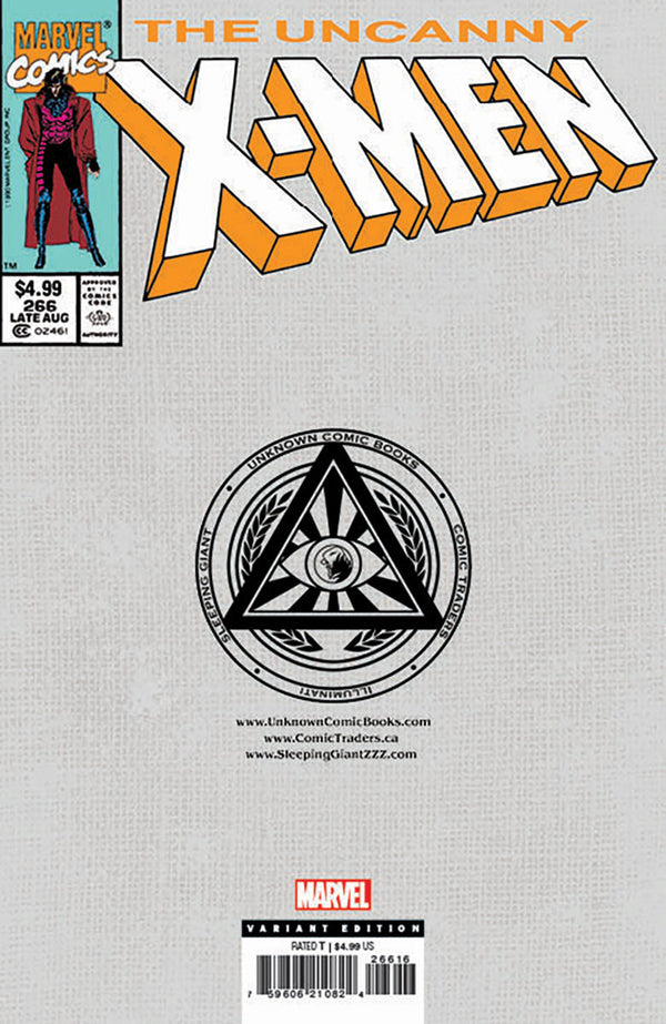 [Double Signed by Lenore Zann | Aj LoCasio] UNCANNY X-MEN #266 FACSIMILE EDITION UNKNOWN COMICS TYLER KIRKHAM VIRGIN VAR [IN STOCK] - Collectors World Toys