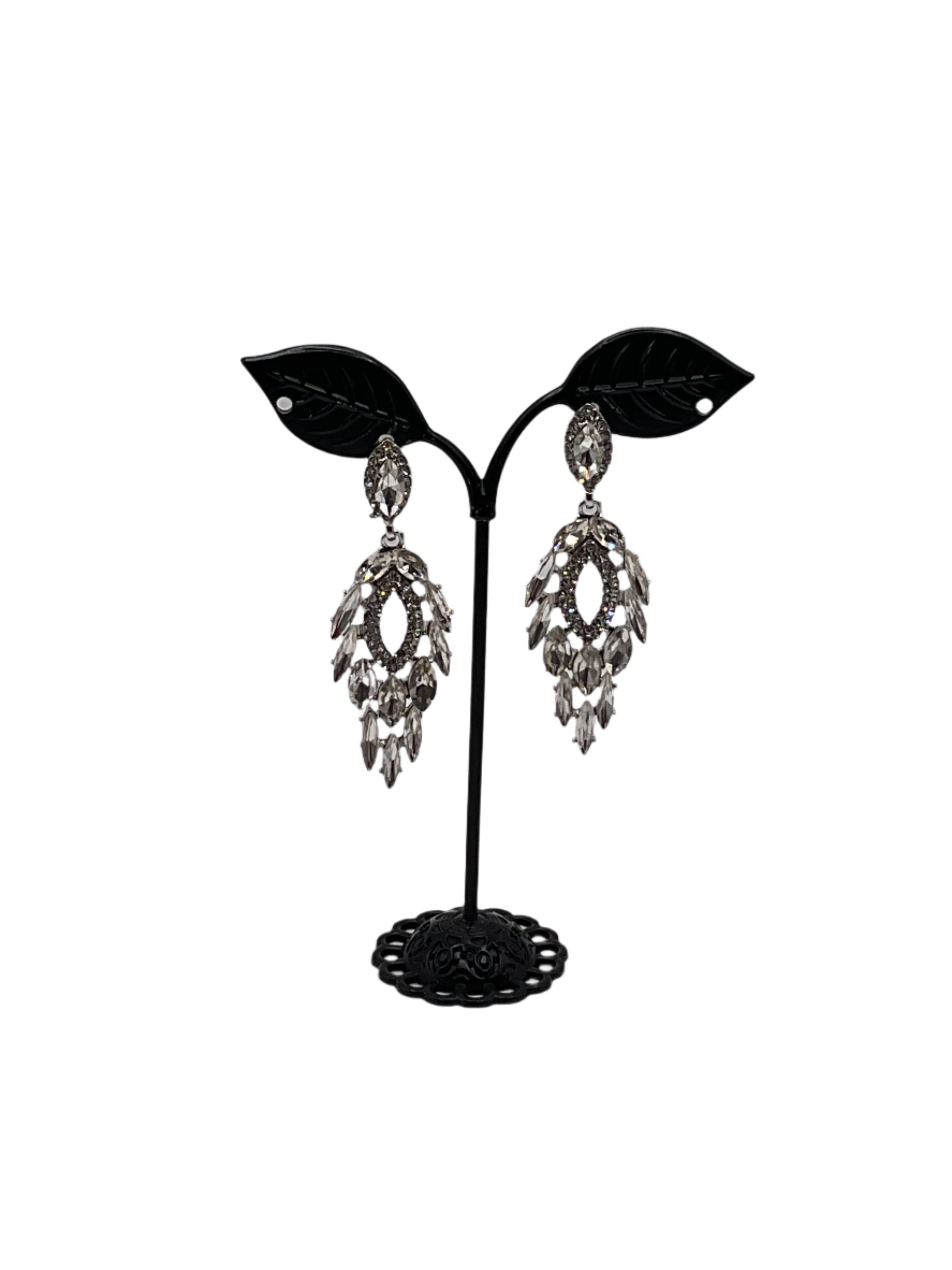 Shiny crystal earrings