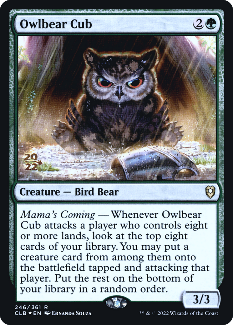 Owlbear Cub (PRE-246S) - Battle for Baldur's Gate Promos Foil