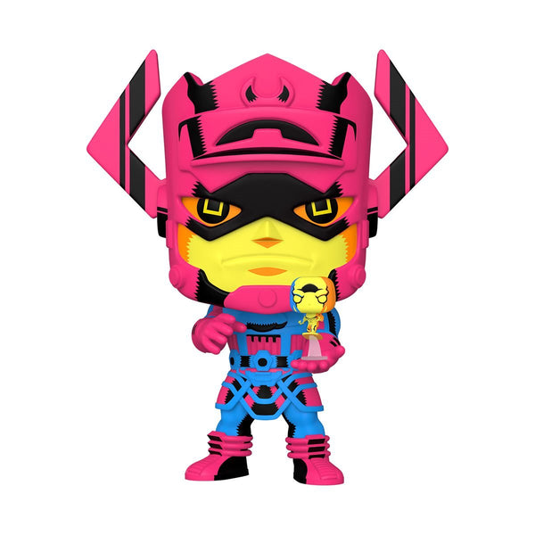 Funko Pop! Marvel Galactus with Silver Surfer Black Light Version Jumbo 10-Inch