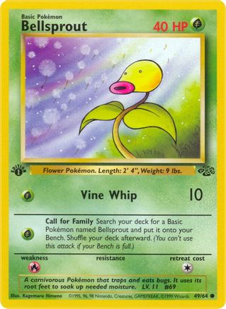 Bellsprout 049/64 - Jungle 1st Edition Main image