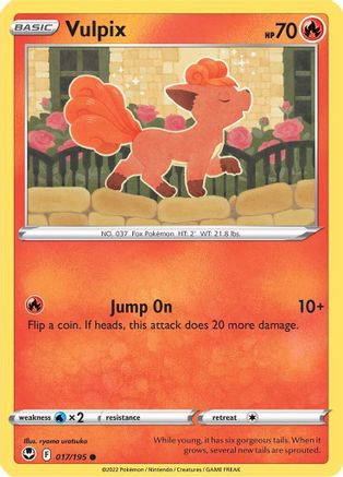 Vulpix 017/195 - SWSH12 Silver Tempest