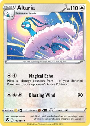 Altaria 143/195 - SWSH12 Silver Tempest Main image