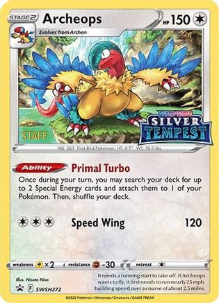 Archeops SWSH272 - SWSH Sword & Shield Promo Cards - Holofoil