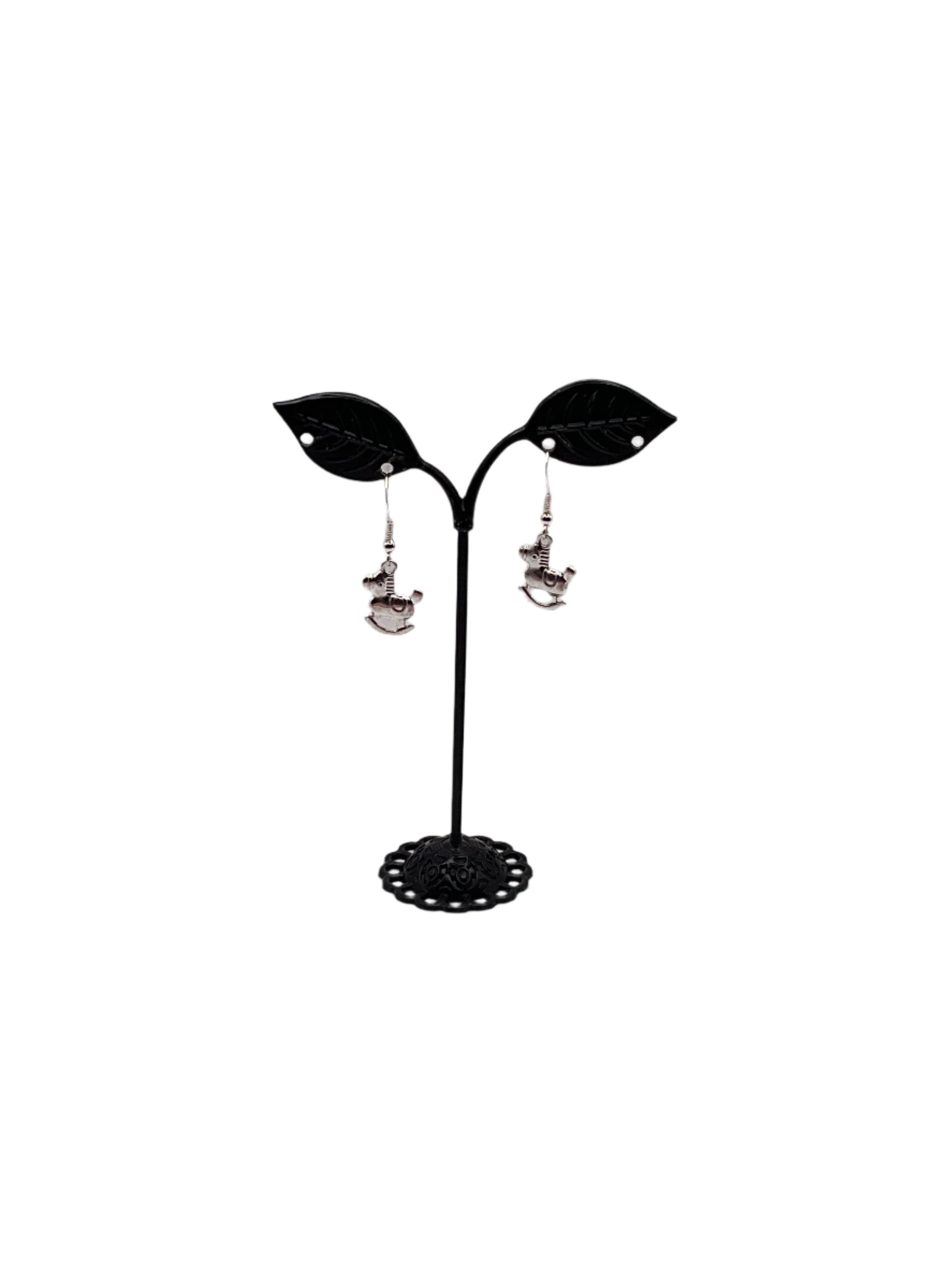 Rocking horse earrings