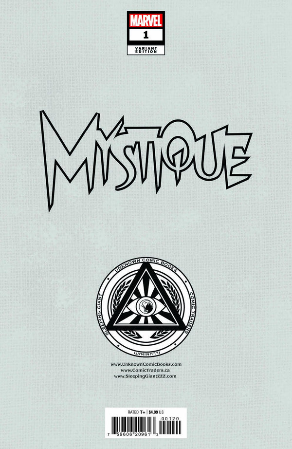 [Signed by Kaare Andrews] MYSTIQUE #1 UNKNOWN COMICS KAARE ANDREWS VIRGIN CONNECTING COVER EXCLUSIVE VAR [IN STOCK] - Collectors World Toys