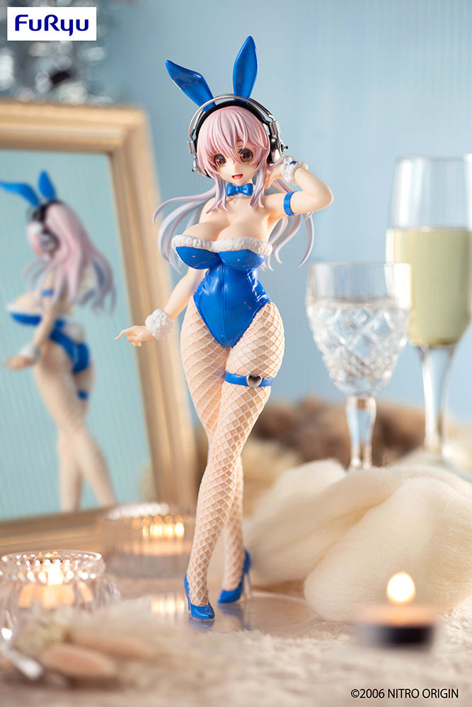 Super Sonico - Super Sonico BiCute Bunnies Figure (Blue Rabbit Ver.) - Collectors World Toys