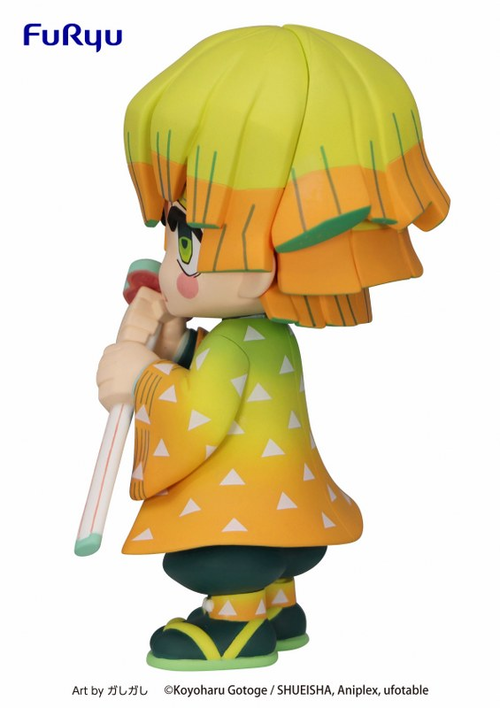 Demon Slayer (Kimetso no Yaiba) Zenitsu Agatsuma TOONIZE Figure, 4.9" Cartoon Color - Collectors World Toys