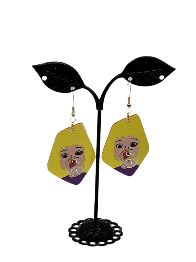 Blowing Bubbles Earrings Hover Image