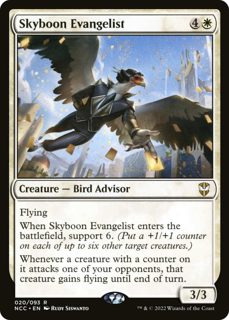 Skyboon Evangelist (PPSNC-20P) - New Capenna Commander Promos Foil