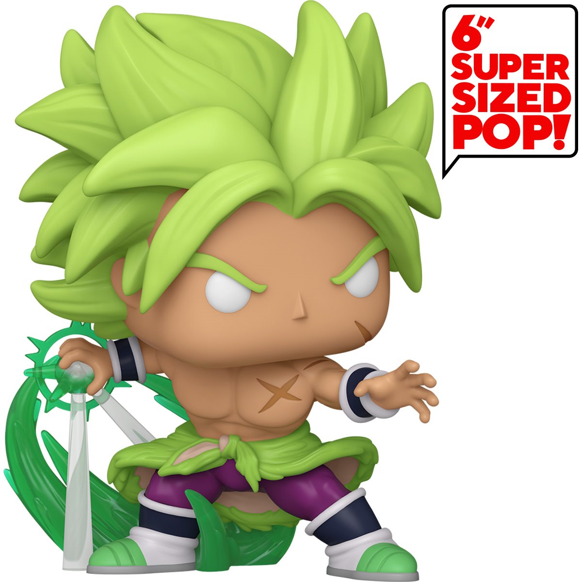 Dragon Ball Super: Broly Super Saiyan Broly Super 6 3/4-Inch Funko Pop! Vinyl Figure #1865 - Collectors World Toys Main image