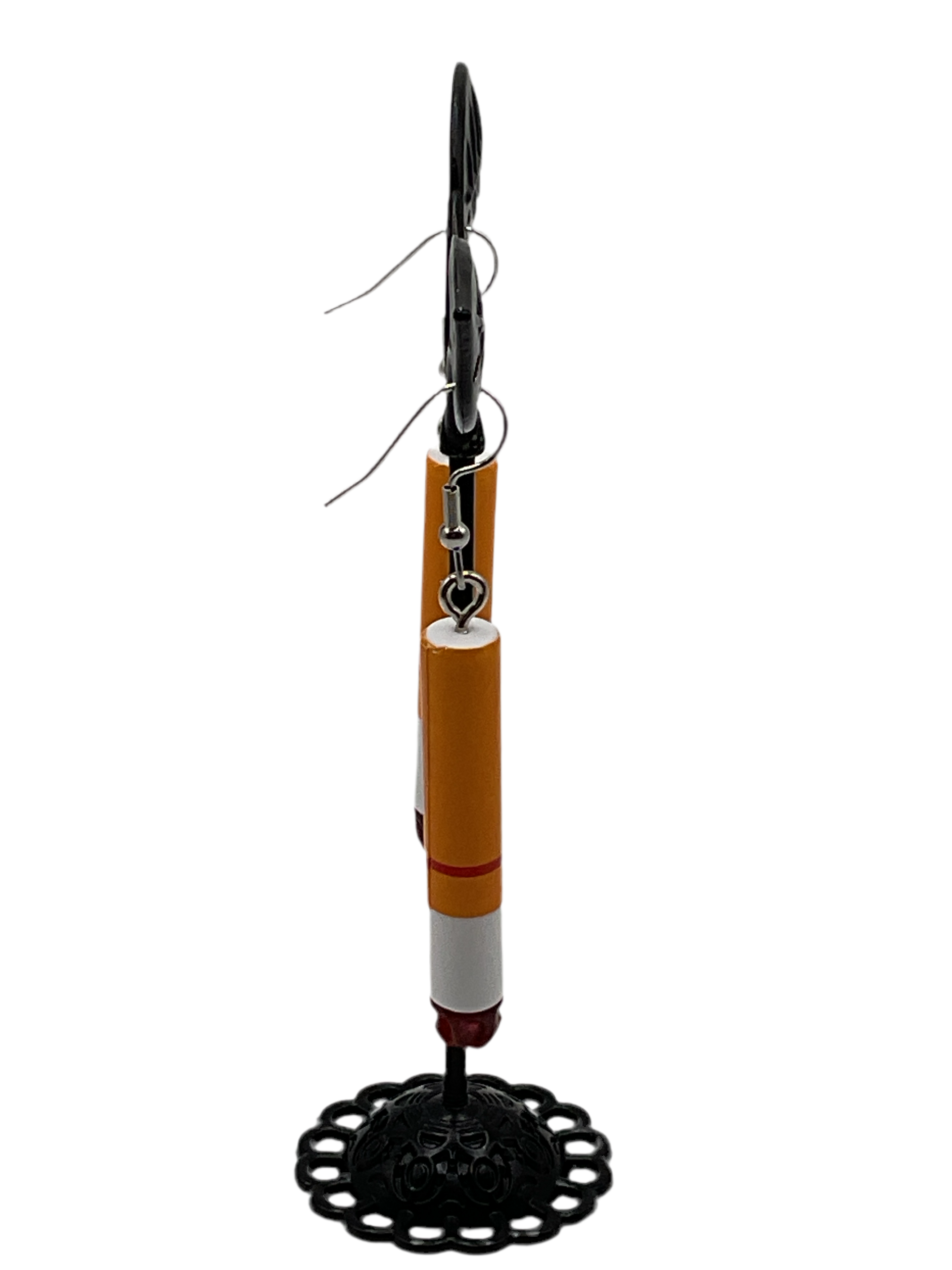 Lit Cigarette Earrings