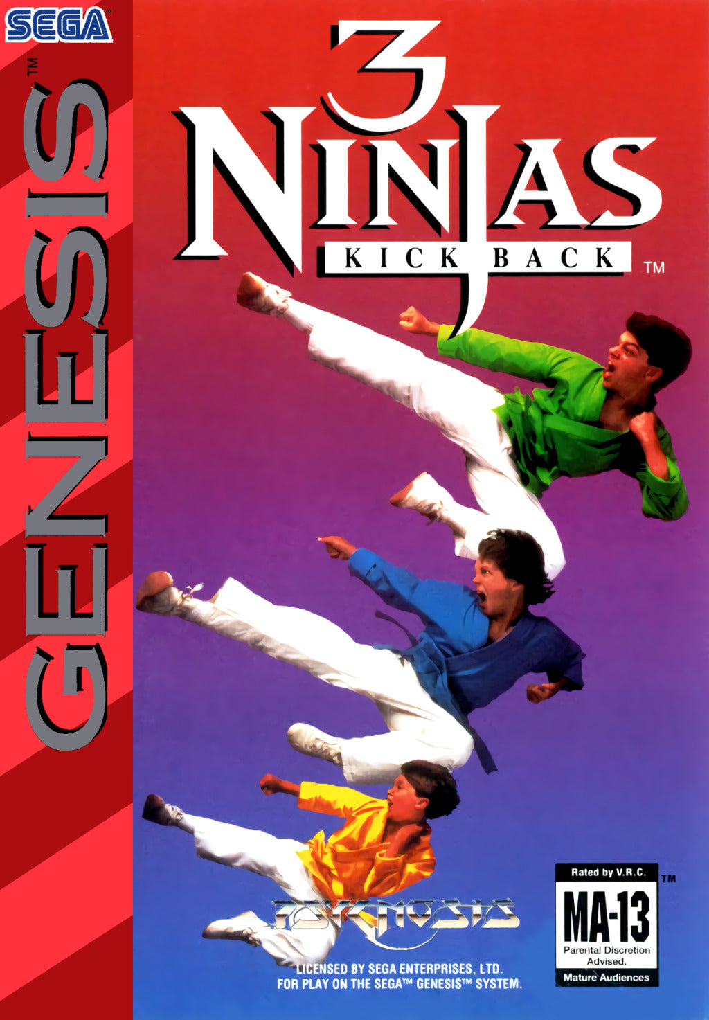 3 Ninjas Kick Back (Sega Genesis) Main image