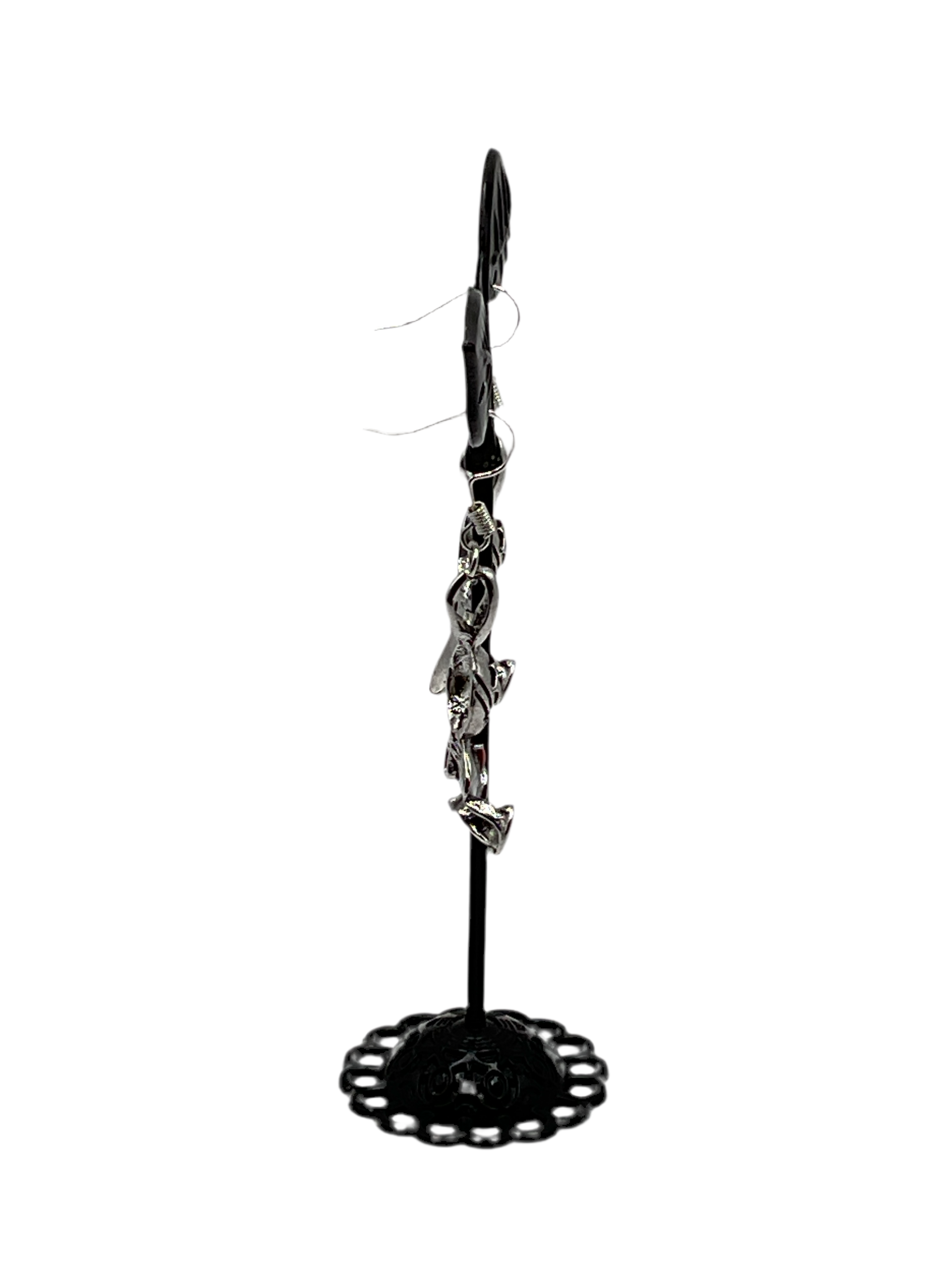 Rabbit voodoo doll earrings