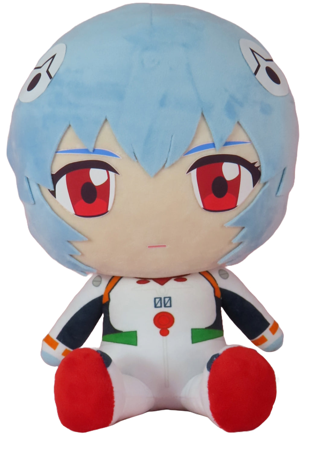 EVANGELION NEW MOVIE - REI PLUG SUIT SITTING PLUSH - Collectors World Toys