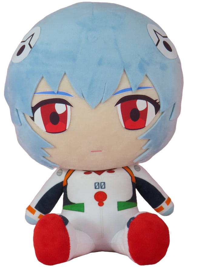 EVANGELION NEW MOVIE - REI PLUG SUIT SITTING PLUSH - Collectors World Toys Hover Image