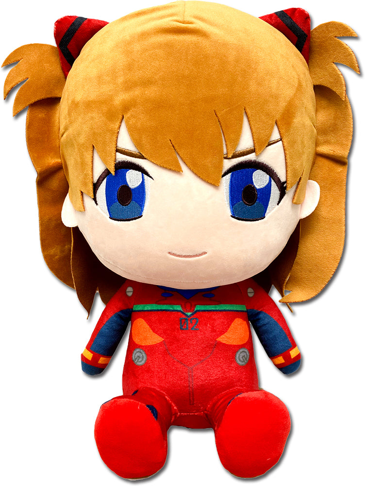 EVANGELION NEW MOVIE - ASUKA PLUG SUIT SITTING PLUSH - Collectors World Toys