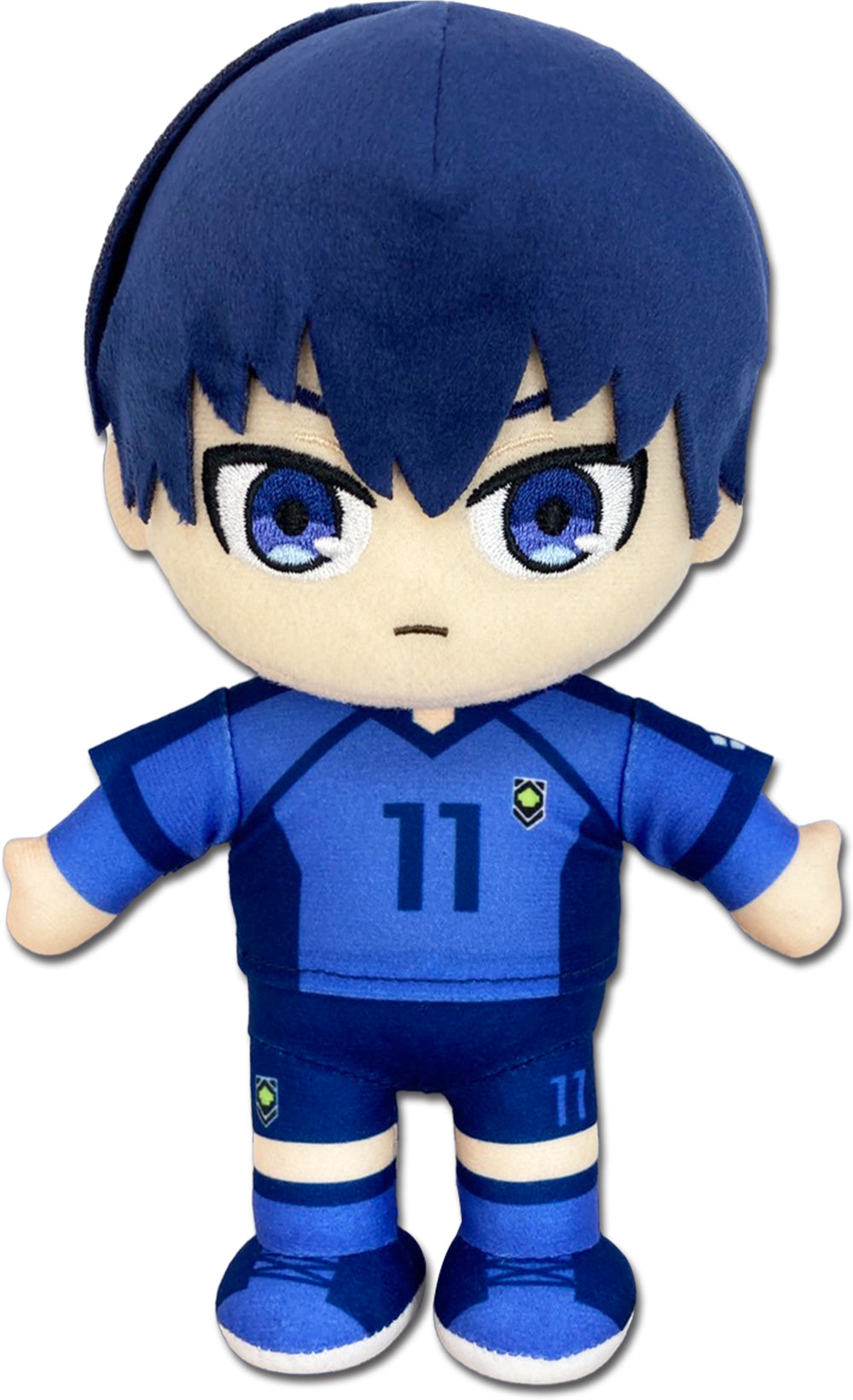BLUE LOCK - ISAGI #11 JERSEY VER PLUSH 8" - Collectors World Toys Main image