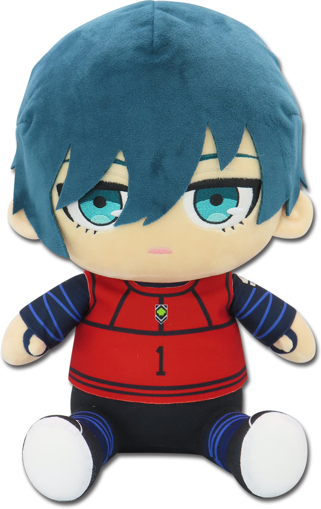 BLUE LOCK (COMIC) - ITOSHI RIN TEAM RED#1 UNIFORM SITTING POSE PLUSH 12"H Main image