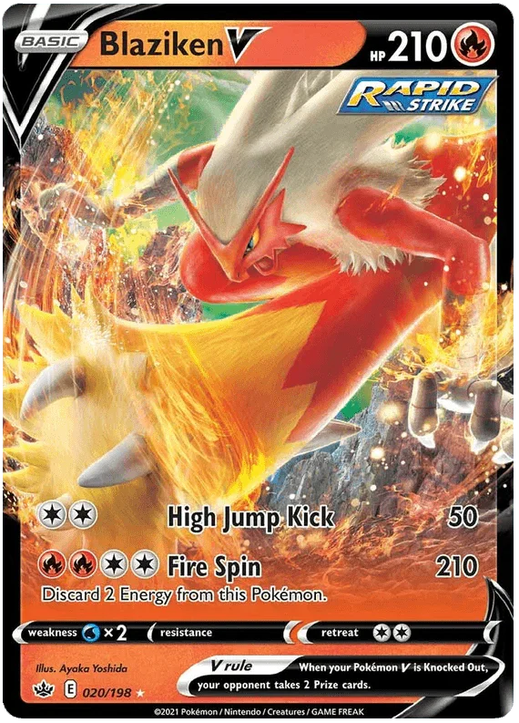 Blaziken V (020/198) [Sword & Shield: Chilling Reign] Main image