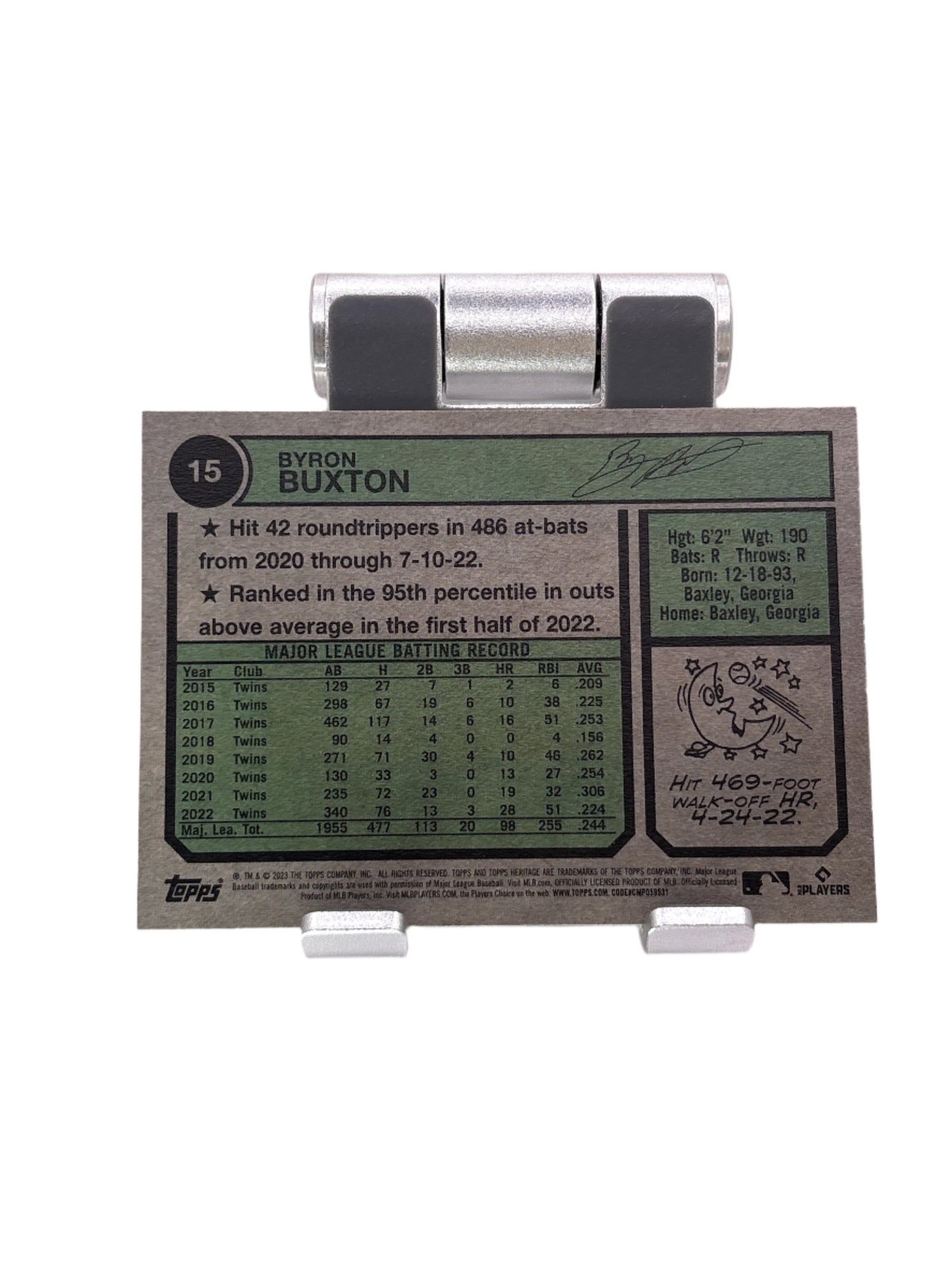 Topps Heritage Byron Buxton