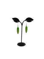 Okra earrings