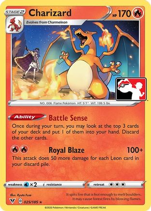 Charizard 025 - Prize Pack Series Cards