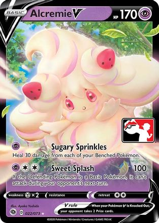 Alcremie V 022 - Prize Pack Series Cards Holofoil