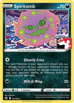 Spiritomb 103 - Prize Pack Series Cards