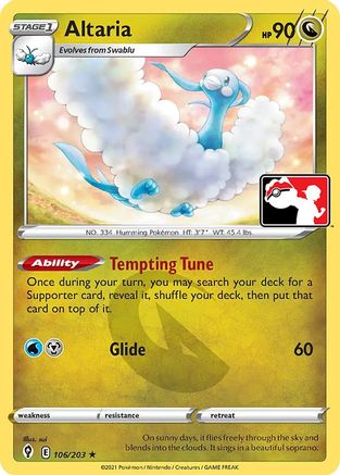 Altaria 106/203 - Prize Pack Series Cards Main image