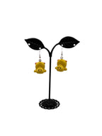 Upside-down chick earrings