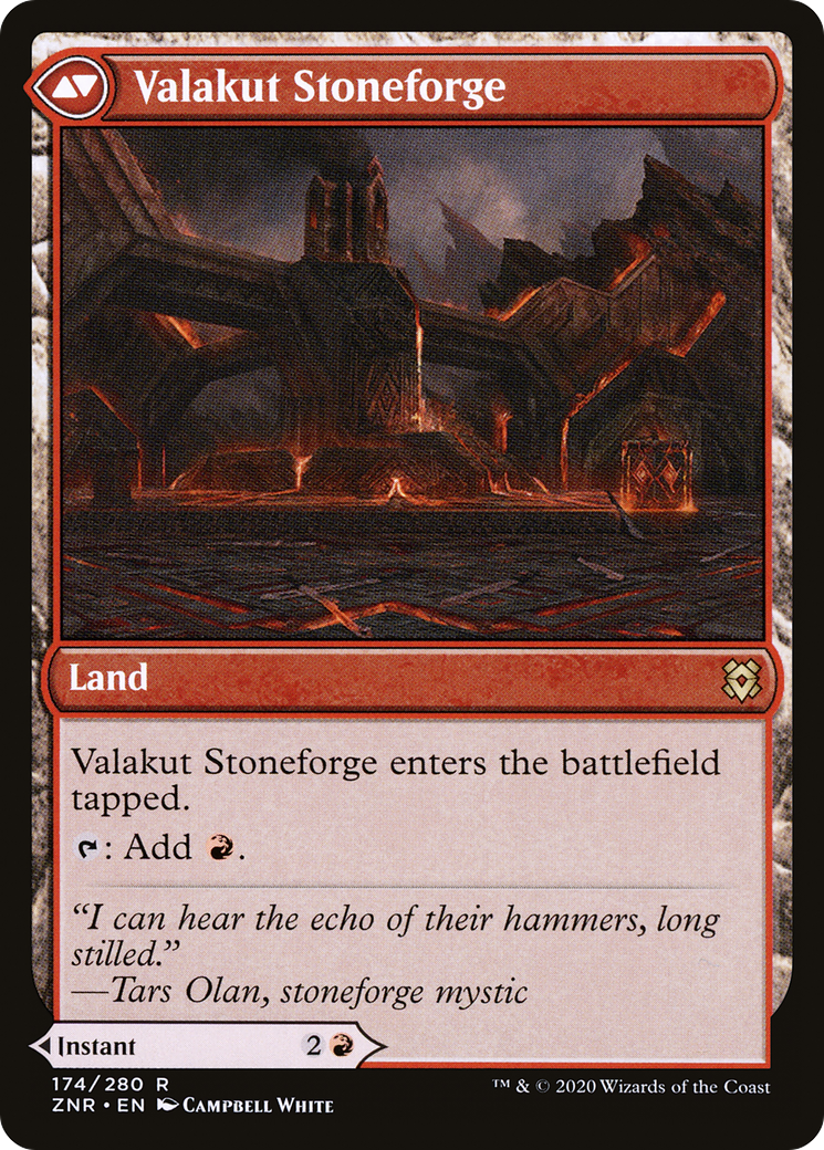Valakut Awakening // Valakut Stoneforge (LIST-ZNR-174) - The List