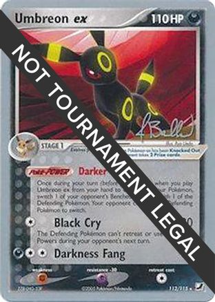 Umbreon ex 2006 (Jimmy Ballard) 112 - World Championship Decks