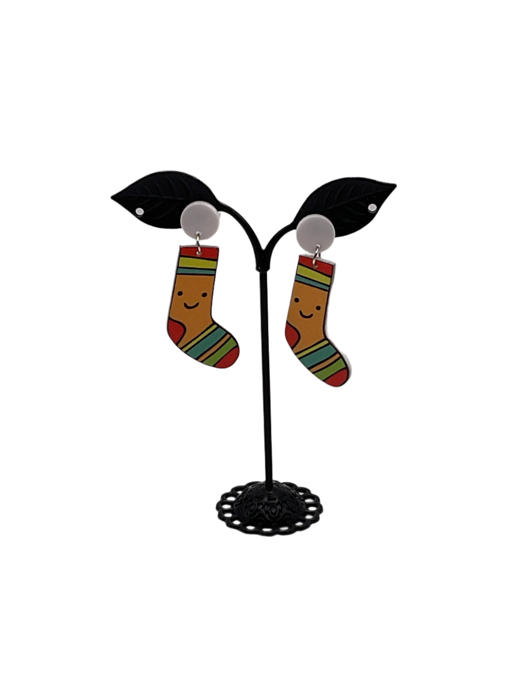 Sock earrings