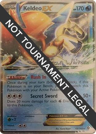 Keldeo EX 2013 (Ian Whiton) 049 - World Championship Decks