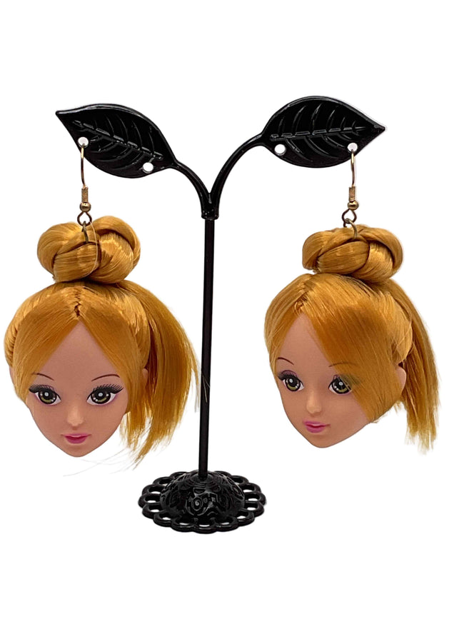 Doll Head Earrings Hover Image