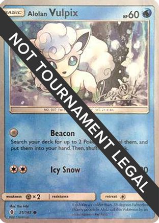 Alolan Vulpix 2017 (Diego Cassiraga) 021 - World Championship Decks