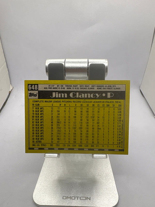 Topps Jim Clancy